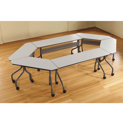 Iceberg Officeworks Mobile Training Table Rectangular 60w X 18d X 29h Gray/charcoal - Furniture - Iceberg