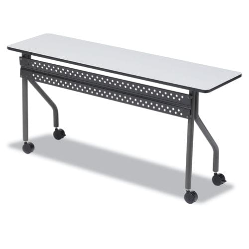 Iceberg Officeworks Mobile Training Table Rectangular 72w X 18d X 29h Gray/charcoal - Furniture - Iceberg