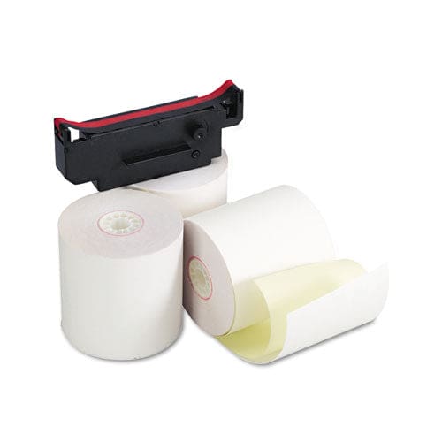 Iconex Impact Printing Carbonless Paper Rolls 2.25 X 70 Ft White/canary 50/carton - Office - Iconex™