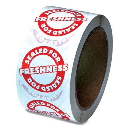 Iconex Tamper Seal Label 2 Dia Red/white 500/roll 4 Rolls/carton - Office - Iconex™