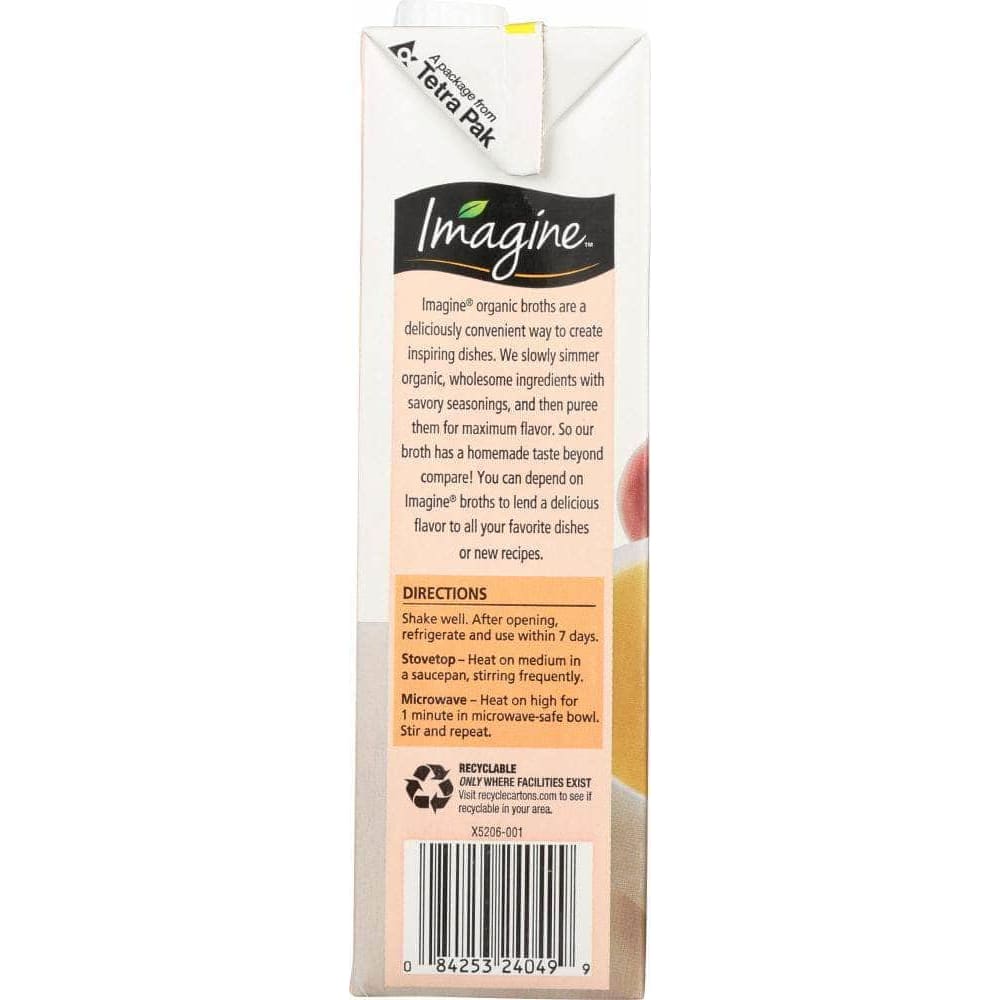 Imagine Foods Imagine Organic Free Range Chicken Broth, 32 oz