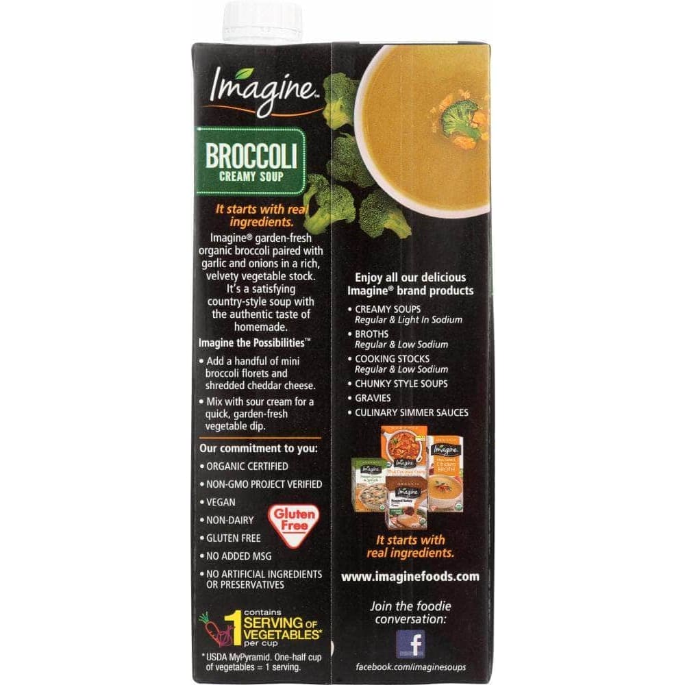 Imagine Foods Imagine Organic Soup Creamy Broccoli, 32 oz