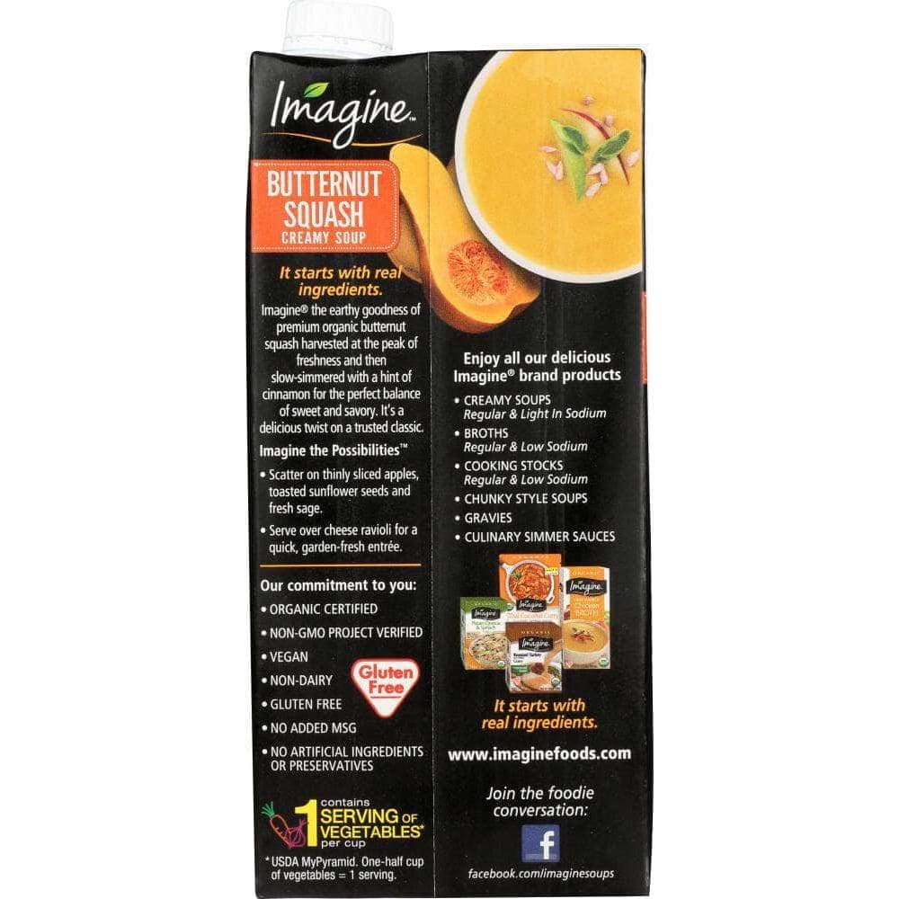 Imagine Foods Imagine Organic Soup Creamy Butternut Squash, 32 oz