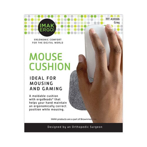 IMAK Ergo Mouse Wrist Cushion 5.75 X 3.75 Gray - Technology - IMAK® Ergo