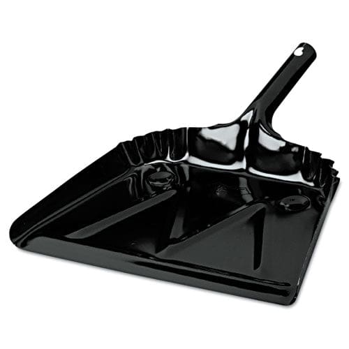 Impact Heavy-duty Metal Dust Pan 12 X 14 20-gauge Steel Black - Janitorial & Sanitation - Impact®