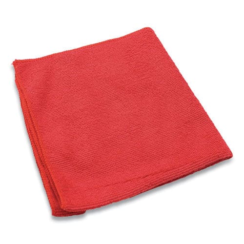 Impact Lightweight Microfiber Cloths 16 X 16 Red 240/carton - Janitorial & Sanitation - Impact®