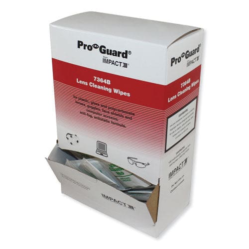 Impact Pro-guard Disposable Lens Cleaning Wipes 5.1 X 8.1 100/box - Janitorial & Sanitation - Impact®