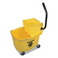 Impact Side-press Squeeze Wringer/plastic Bucket Combo 12 To 32 Oz Yellow - Janitorial & Sanitation - Impact®