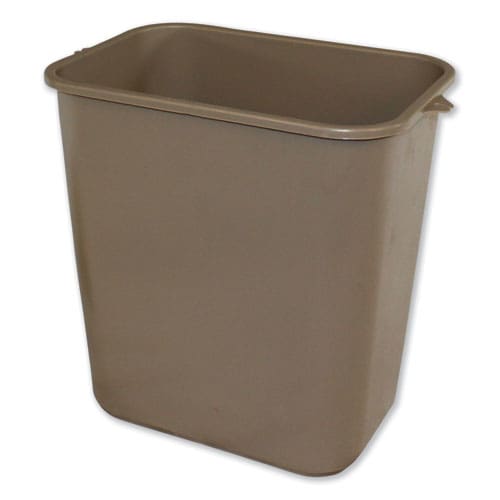 Impact Soft-sided Wastebasket 28 Qt Polyethylene Black - Janitorial & Sanitation - Impact®