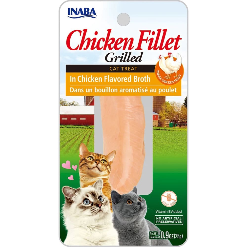 Inaba Cat Grill Fil Chickn-Chknbroth 0.9Oz-6Ct - Pet Supplies - Inaba