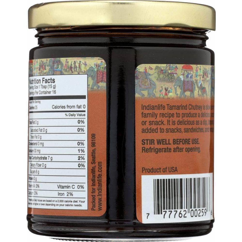 Indianlife Indianlife Sauce Chutney Tamarind, 8.4 oz