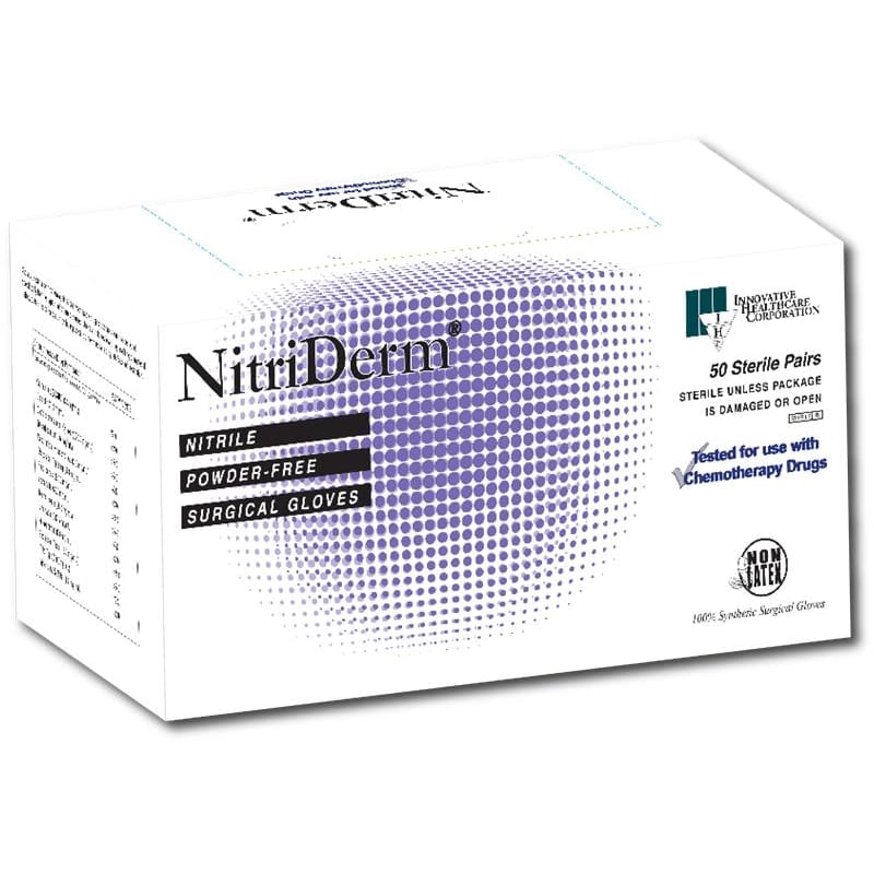 Innovative Healthcare Glove Nitrile Sterile Sz 7.5 Case of 4 - Gloves >> Nitrile - Innovative Healthcare