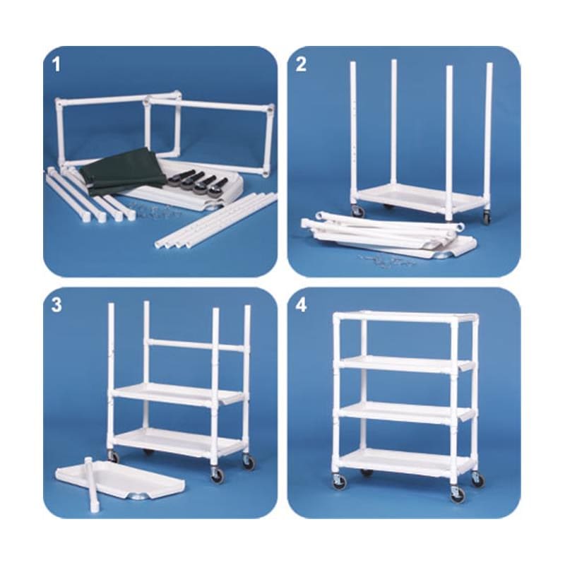 Innovative Products Unlimited Deluxe Linen Cart,Kd 3 46X20 Shelves - Item Detail - Innovative Products Unlimited