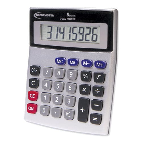 Innovera 15927 Desktop Calculator Dual Power 8-digit Lcd - Technology - Innovera®