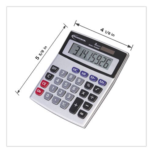 Innovera 15927 Desktop Calculator Dual Power 8-digit Lcd - Technology - Innovera®