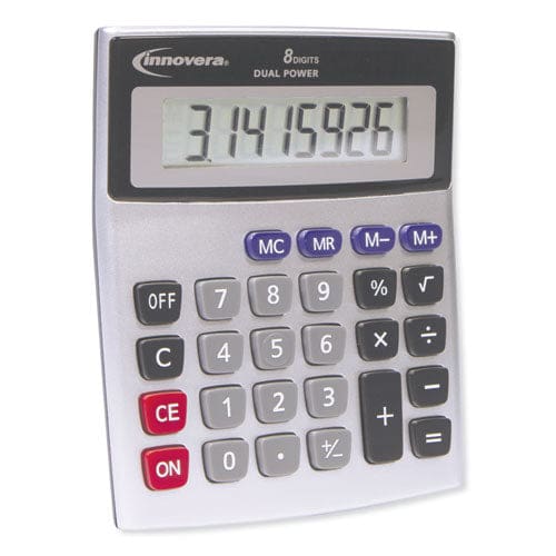 Innovera 15927 Desktop Calculator Dual Power 8-digit Lcd - Technology - Innovera®