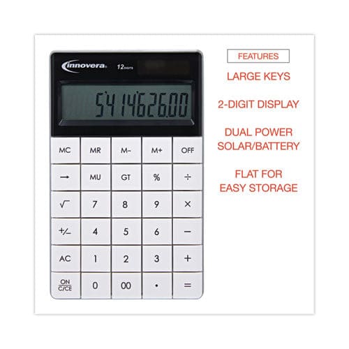 Innovera 15973 Large Button Calculator 12-digit Lcd - Technology - Innovera®