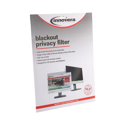 Innovera Blackout Privacy Filter For 14 Widescreen Laptop 16:9 Aspect Ratio - Technology - Innovera®