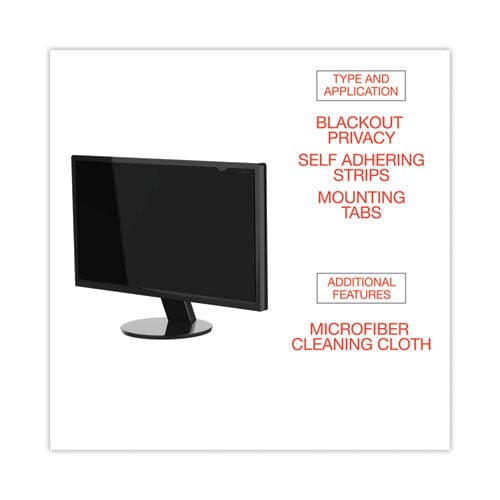 Innovera Blackout Privacy Monitor Filter For 19.5 Widescreen Flat Panel Monitor 16:9 Aspect Ratio - Technology - Innovera®