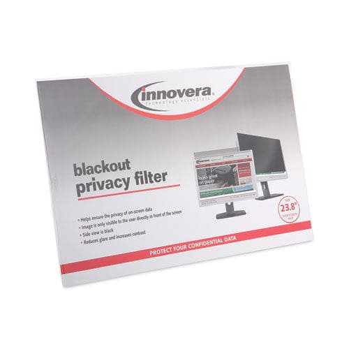 Innovera Blackout Privacy Monitor Filter For 23.8 Widescreen Flat Panel Monitor 16:9 Aspect Ratio - Technology - Innovera®