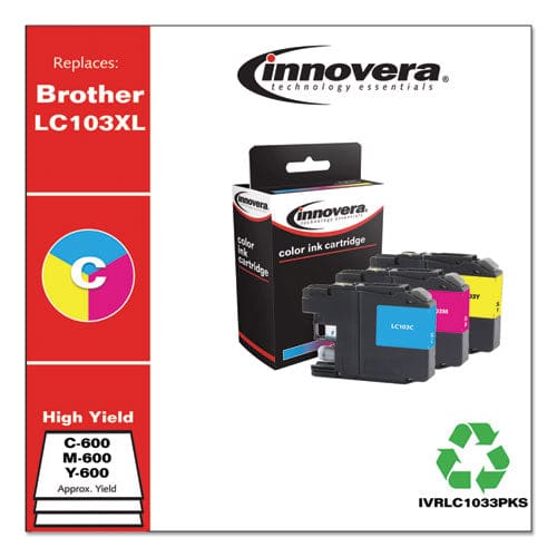 Innovera Compatible Cyan/magenta/yellow High-yield Ink Replacement For Lc1033pks 600 Page-yield - Technology - Innovera®