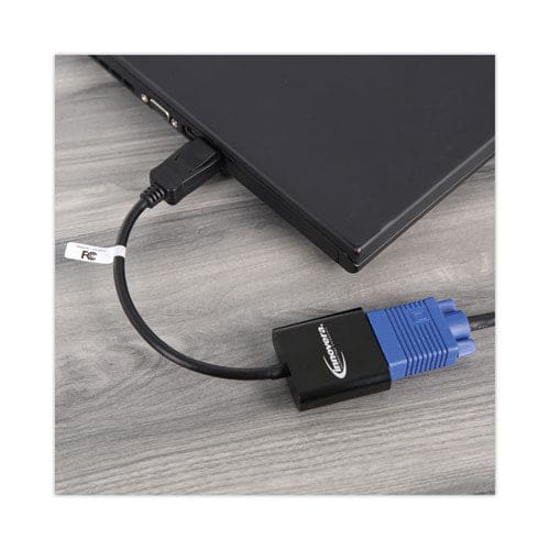 Innovera Displayport To Vga Adapter 0.65 Ft Black - Technology - Innovera®