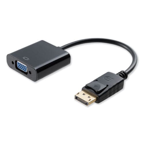 Innovera Displayport To Vga Adapter 0.65 Ft Black - Technology - Innovera®