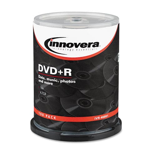 Innovera Dvd+r Recordable Disc 4.7 Gb 16x Spindle Silver 100/pack - Technology - Innovera®