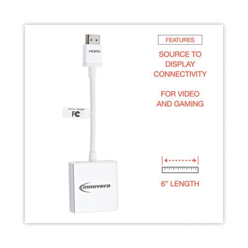 Innovera Hdmi To Svga Adapter 6 White - Technology - Innovera®