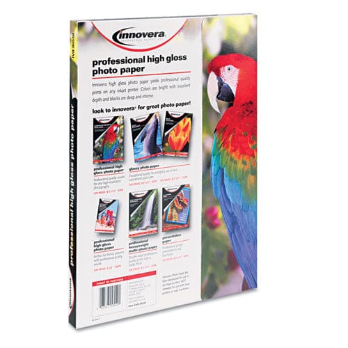 Innovera High-gloss Photo Paper 10 Mil 8.5 X 11 High-gloss White 50/pack - School Supplies - Innovera®