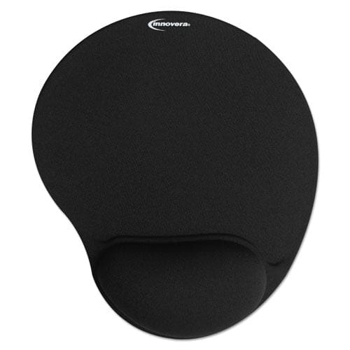 Innovera Mouse Pad With Fabric-covered Gel Wrist Rest 10.37 X 8.87 Blue - Technology - Innovera®