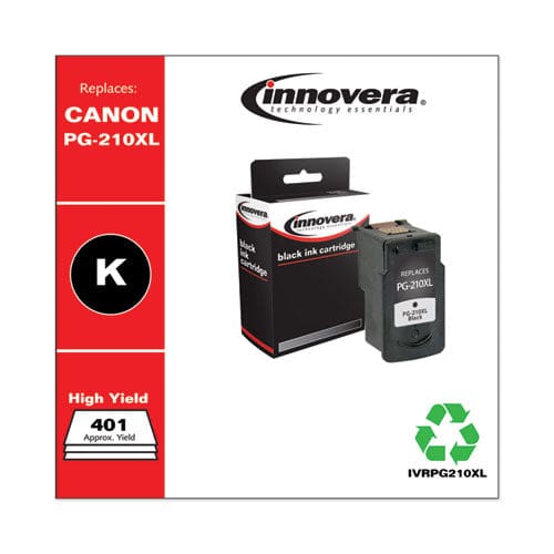 Innovera Remanufactured Black High-yield Ink Replacement For Pg-210xl (2973b001) 401 Page-yield - Technology - Innovera®