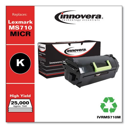 Innovera Remanufactured Black High-yield Micr Toner Replacement For Ms710m (52d0ha0) 25,000 Page-yield - Technology - Innovera®