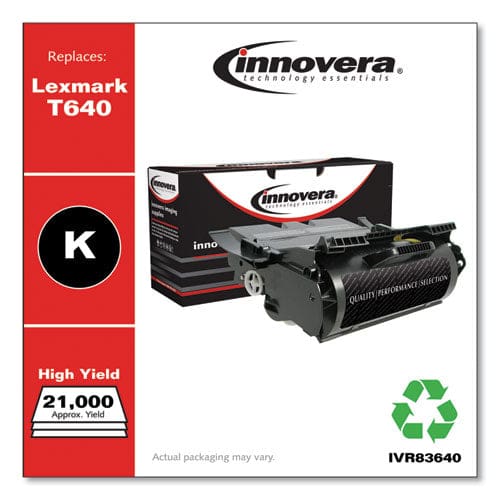 Innovera Remanufactured Black High-yield Toner Replacement For T640 21,000 Page-yield - Technology - Innovera®