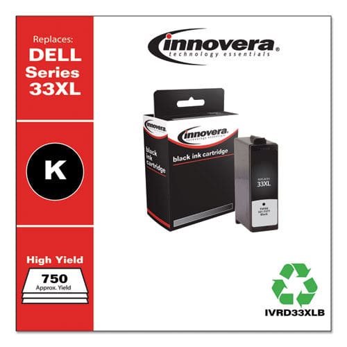 Innovera Remanufactured Black Ink Replacement For 33xl (t9fkk331-7377) 750 Page-yield - Technology - Innovera®