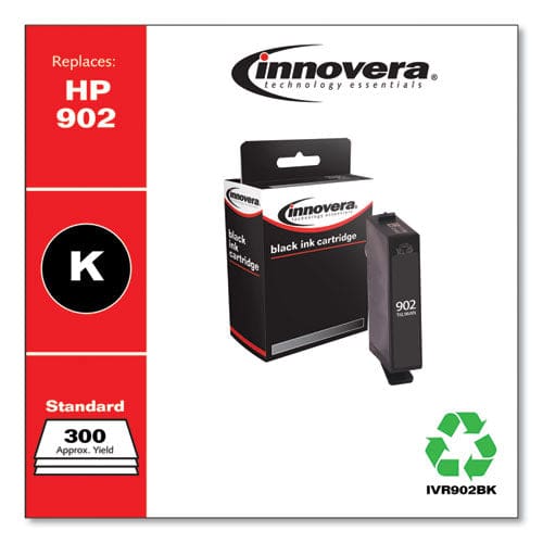 Innovera Remanufactured Black Ink Replacement For 902 (t6l98an) 300 Page-yield - Technology - Innovera®