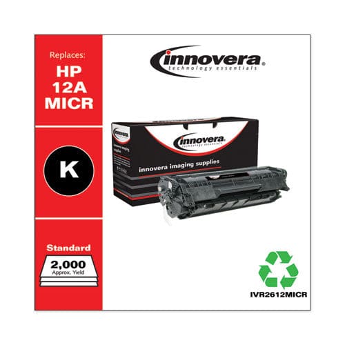 Innovera Remanufactured Black Micr Toner Replacement For 12am (q2612am) 2,000 Page-yield - Technology - Innovera®