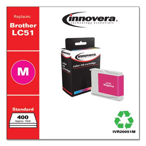 Innovera Remanufactured Magenta Ink Replacement For Lc51m 400 Page-yield - Technology - Innovera®