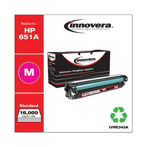 Innovera Remanufactured Magenta Toner Replacement For 651a (ce343a) 13,500 Page-yield - Technology - Innovera®
