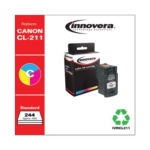 Innovera Remanufactured Tri-color Ink Replacement For Cl-211 (2976b001) 244 Page-yield - Technology - Innovera®