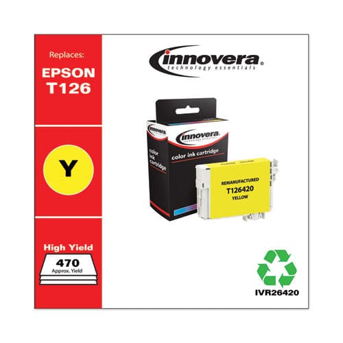 Innovera Remanufactured Yellow Ink Replacement For 126 (t126420) 470 Page-yield - Technology - Innovera®