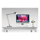 Innovera Slim Aluminum Monitor Riser 15.75 X 8.25 X 2.5 Silver Supports 22 Lbs - School Supplies - Innovera®