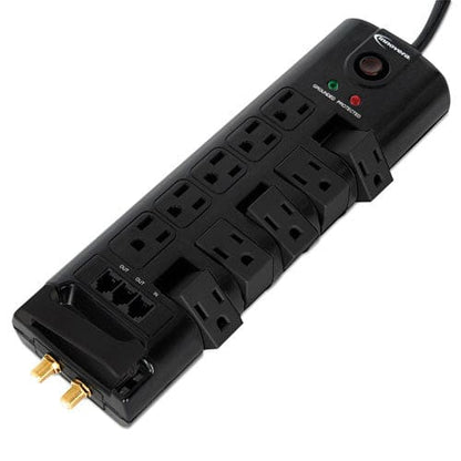 Innovera Surge Protector 10 Ac Outlets 6 Ft Cord 2,880 J Black - Technology - Innovera®