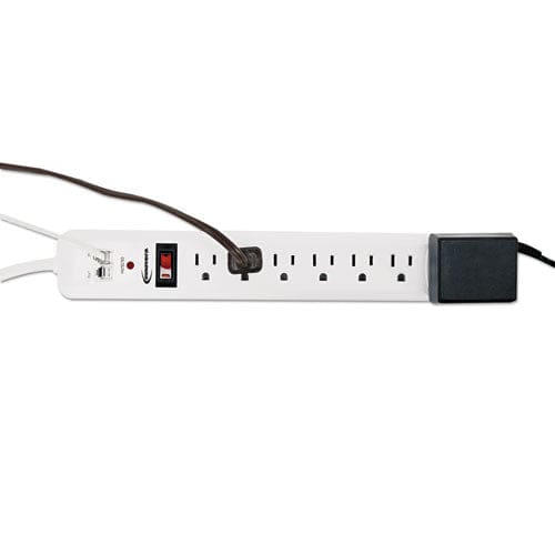 Innovera Surge Protector 7 Ac Outlets 4 Ft Cord 1,080 J White - Technology - Innovera®