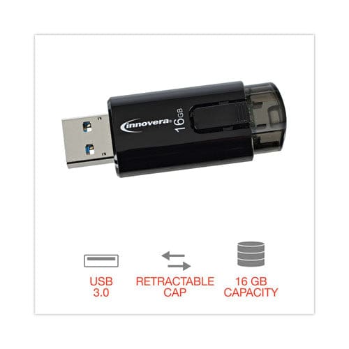 Innovera Usb 3.0 Flash Drive 16 Gb 3/pack - Technology - Innovera®