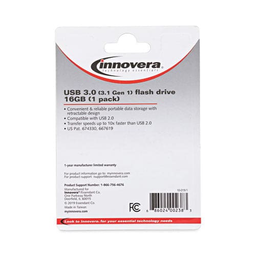 Innovera Usb 3.0 Flash Drive 16 Gb - Technology - Innovera®