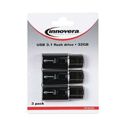 Innovera Usb 3.0 Flash Drive 32 Gb 3/pack - Technology - Innovera®