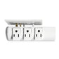 Innovera Wall Mount Surge Protector 6 Ac Outlets 2,160 J White - Technology - Innovera®