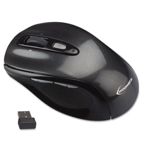 Innovera Wireless Optical Mouse With Usb-a 2.4 Ghz Frequency/32 Ft Wireless Range Left/right Hand Use Gray/black - Technology - Innovera®