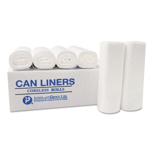 Inteplast Group Institutional Low-density Can Liners 10 Gal 1.3 Mil 24 X 23 Red 25 Bags/roll 10 Rolls/carton - Janitorial & Sanitation -